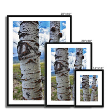 Load image into Gallery viewer, "Meadow Aspens" Framed & Mounted Fine Art Print | Artist Jess Alice - Jess Alice