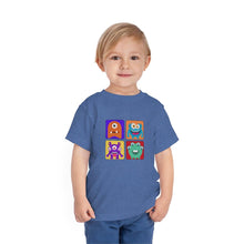 Load image into Gallery viewer, Toddler Clothing | Educational Interactive Tee | Cute 1 2 3 4 Monster Color Block T-shirt - Jess Alice
