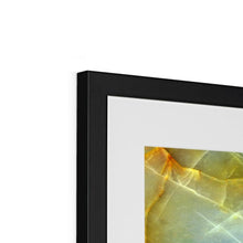 Load image into Gallery viewer, "Reflection" Abstract Macro Rock Fine Art | Artist Jess Alice | Framed and Mounted Print - Jess Alice
