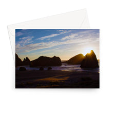 Load image into Gallery viewer, "Western Sunset" Blank Greeting Card | Artist Jess Alice - Jess Alice