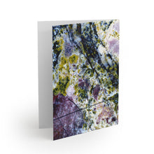 Load image into Gallery viewer, Greeting Cards | "Purple" Macro Rock Abstract | Blank Cards (8 pk) - Jess Alice