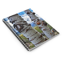 Load image into Gallery viewer, Spiral Notebook Ruled-Line | Artist Jess Alice | “Meadow Aspen” Photograph Printed on Journal Cover - Lined Paper Interior - Jess Alice