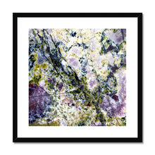 Load image into Gallery viewer, "Purple" Abstract Macro Rock Photography | Framed & Mounted Fine Art Print | Artist Jess Alice - Jess Alice