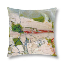 Load image into Gallery viewer, Waterproof Outdoor Pillow | Abstract Macro Rock Art "Landscape" | Artist Jess Alice | Exterior Polyester Accent Cushion - Jess Alice