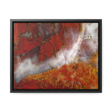 Load image into Gallery viewer, Framed Gallery Wrapped Canvas | " Red River" Abstract Macro Rock Photography | Artist Jess Alice - Jess Alice