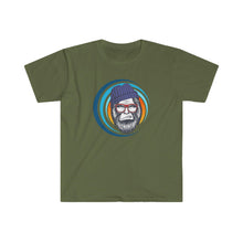 Load image into Gallery viewer, Hipster Big Foot Head Graphic Tee | Sasquatch in beanie and glasses| Unisex Soft style T-Shirt - Jess Alice