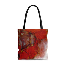 Load image into Gallery viewer, Tote Bag | Reusable Grocery Shopping Bag | Artist Jess Alice | Abstract Macro Rock Art "Red River" - Jess Alice