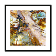 Load image into Gallery viewer, "River Glass" Abstract Macro Rock Fine Art | Artist Jess Alice | Framed and Mounted Print - Jess Alice
