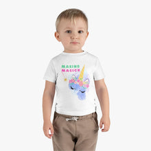 Load image into Gallery viewer, Infant Clothing | Short Sleeve T-shirt | "Making Magick" Unicorn | Cotton Tee - Jess Alice