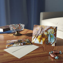Load image into Gallery viewer, Greeting Cards | "River Glass" Macro Rock Abstract | Blank Cards (8 pk) - Jess Alice
