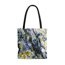 Load image into Gallery viewer, Tote Bag | Reusable Grocery Shopping Bag | Artist Jess Alice | Abstract Macro Rock Art "Purple" - Jess Alice
