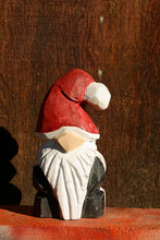 Load image into Gallery viewer, 11&quot; Santa Gnome Chainsaw Carving | One-Of-A-Kind Christmas Holiday Home Decor

