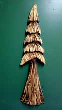 Load image into Gallery viewer, 32 inch Wall-Hanging Tree| California Pine Chainsaw Carving | Artist Jess Alice
