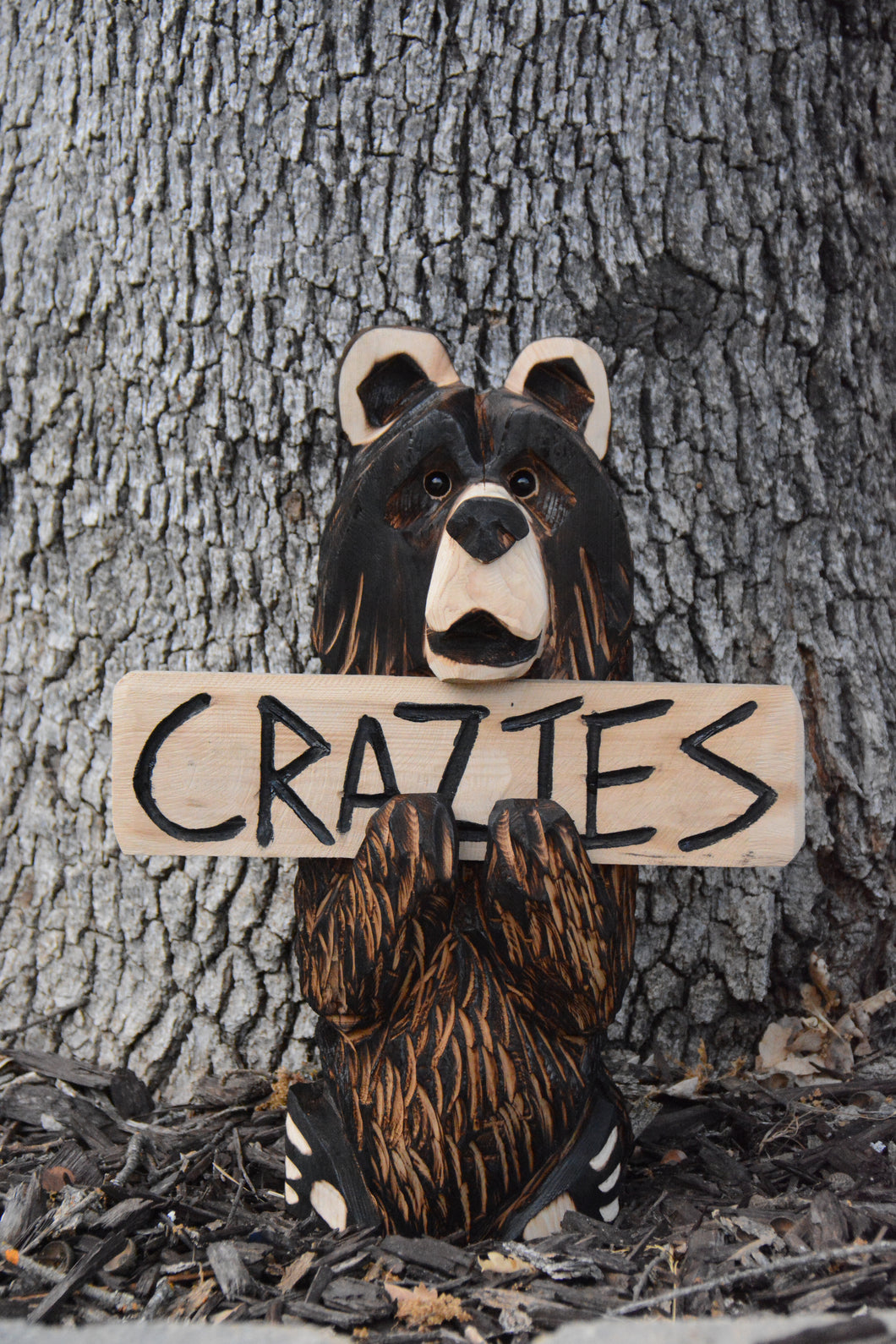 18-Inch Chainsaw Carved Bear (Sign Sold Separately)