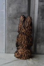 Load image into Gallery viewer, 16-Inch Chainsaw Carved Bear with Interchangeable &#39;Crazies&#39; Sign
