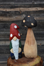 Load image into Gallery viewer, 24 Inch Chainsaw Carved 3D Mushroom Sculpture – Rustic Home Decor
