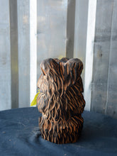 Load image into Gallery viewer, 10"x5" Mini Customizable Bear (Sunflower) – Chainsaw Carved Wood Sculpture
