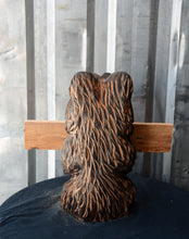 Load image into Gallery viewer, 16-Inch Chainsaw Carved Bear with Interchangeable "Ew..People" Sign
