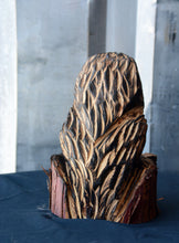 Load image into Gallery viewer, 8"x5" Chainsaw Carved Owl Sculpture on Base
