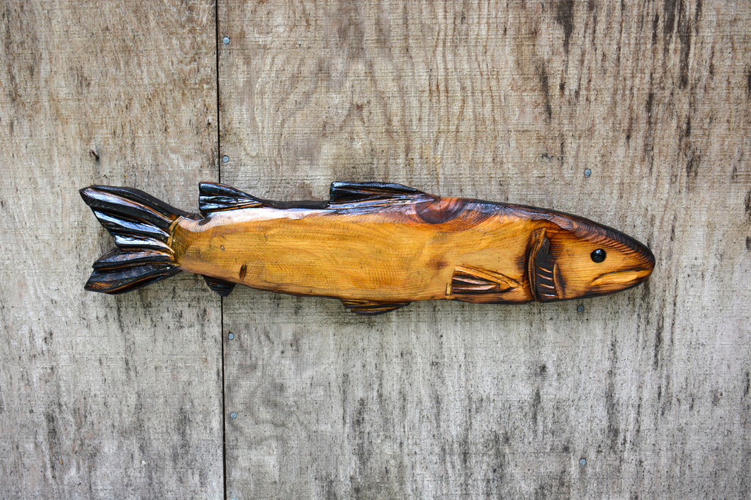 Wall Mount Fish Sculpture | 24