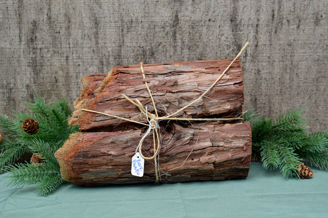 MEDIUM - Bundle of Raw California Cedar Bark - 4 pieces