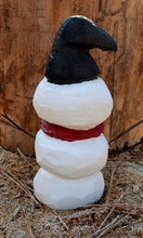 Load image into Gallery viewer, 13 inch Snowman Chainsaw-Carved Christmas Decoration  | X-Mas Holiday Home Decor
