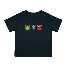 Load image into Gallery viewer, Infant Clothing | Cotton Jersey Tee | 3 Cute Color Monsters | Educational Clothing | Fun T-Shirt for Kids. - Jess Alice
