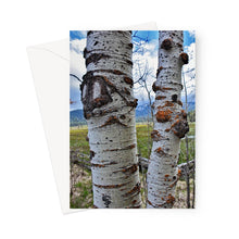 Load image into Gallery viewer, &quot;Meadow Aspens&quot; Blank Greeting Card | Artist Jess Alice - Jess Alice
