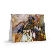 Load image into Gallery viewer, Greeting Cards | &quot;River Glass&quot; Macro Rock Abstract | Blank Cards (8 pk) - Jess Alice
