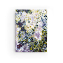 Load image into Gallery viewer, Blank Pages | Hardcover Notebook | Art Sketchbook| Journal | &quot;Purple&quot; Macro Abstract Rock Print | Artist Jess Alice - Jess Alice
