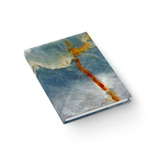 Load image into Gallery viewer, Hardcover Ruled-Line Journal | Artist Jess Alice | &quot;Ocean Sky&quot; Macro Rock Abstract Hardcover Notebook - Lined Paper Interior - Jess Alice

