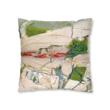 Load image into Gallery viewer, Suede Square Pillowcase | Abstract Macro Rock Art &quot;Landscape&quot; | Artist Jess Alice | Throw Pillow Cushion - Cover Only - Jess Alice
