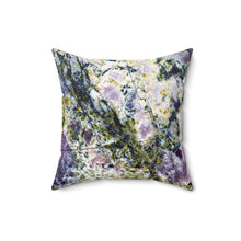 Load image into Gallery viewer, Faux Suede Pillowcase | Abstract Macro Rock Art &quot;Purple&quot; | Artist Jess Alice | Throw Pillow Cushion - Cover Only - Jess Alice
