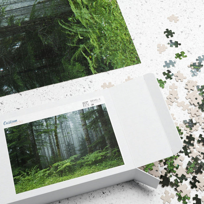 Puzzle (252/1014 piece) | Fern and Forest - Nature Scene | 