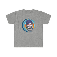 Load image into Gallery viewer, Hipster Big Foot Head Graphic Tee | Sasquatch in beanie and glasses| Unisex Soft style T-Shirt - Jess Alice
