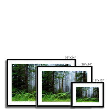 Load image into Gallery viewer, &quot;Oregon Mist&quot; Framed &amp; Mounted Fine Art Print | Artist Jess Alice | Misty - Fog Forest Landscape Photograph - Jess Alice
