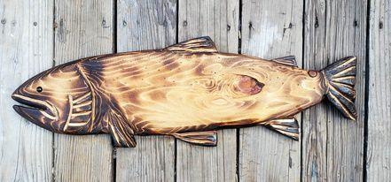Wall Mount Fish Sculpture | 30