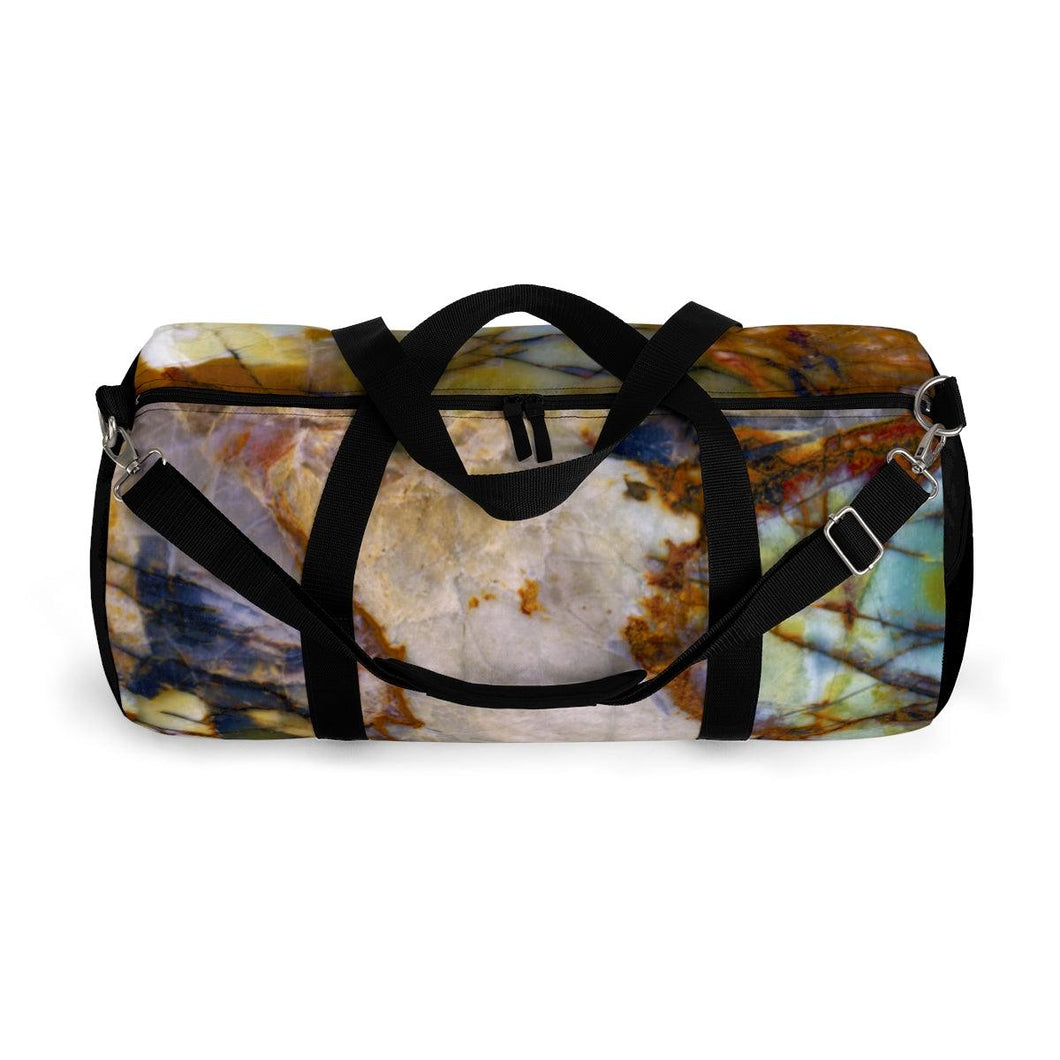 Duffel Bag | Abstract Macro Rock Design 