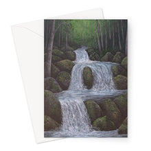 Load image into Gallery viewer, &quot;Mossy Rocks&quot; Blank Greeting Card | Jess Alice Artist - Jess Alice

