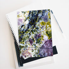 Load image into Gallery viewer, Blank Pages | Hardcover Notebook | Art Sketchbook| Journal | &quot;Purple&quot; Macro Abstract Rock Print | Artist Jess Alice - Jess Alice
