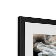 Load image into Gallery viewer, &quot;Smoke Dances&quot; Framed &amp; Mounted Fine Art Print | Artist Jess Alice | Fire Photography - Jess Alice
