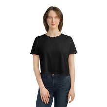 Load image into Gallery viewer, &quot;Mountain Mama&quot; Bear with landscape inside Cropped T-Shirt | Women&#39;s Flowy Mid Drift Tee - Jess Alice
