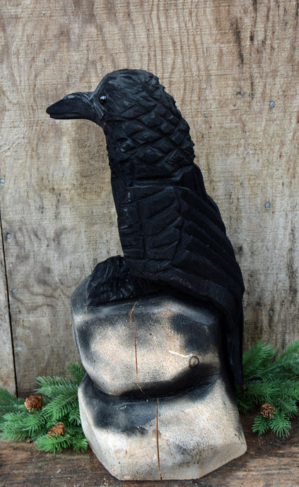 Raven on Rocks Sculpture | 22