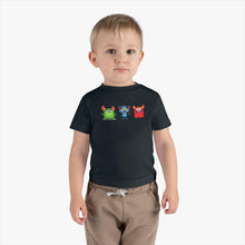 Load image into Gallery viewer, Infant Clothing | Cotton Jersey Tee | 3 Cute Color Monsters | Educational Clothing | Fun T-Shirt for Kids. - Jess Alice
