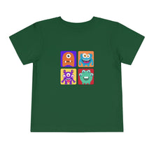 Load image into Gallery viewer, Toddler Clothing | Educational Interactive Tee | Cute 1 2 3 4 Monster Color Block T-shirt - Jess Alice

