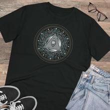Load image into Gallery viewer, Organic Graphic T-Shirt | 100% Cotton | Third Eye - Esoteric - Sacred Geometry Design | Unisex Shirt - Jess Alice

