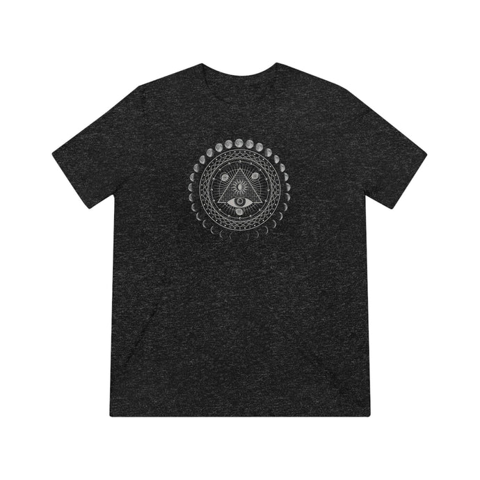 Moon Phase | Esoteric | Third Eye | Sacred Geometry | Unisex Triblend Tee - Jess Alice