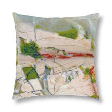 Load image into Gallery viewer, Waterproof Outdoor Pillow | Abstract Macro Rock Art &quot;Landscape&quot; | Artist Jess Alice | Exterior Polyester Accent Cushion - Jess Alice
