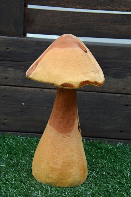 Mushroom Wood Sculpture | 20